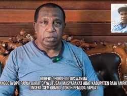 Rakyat Papua Marah atas Pembakaran Mahkota Cenderawasih, Robert Wanma: Pelakunya Harus Diproses Hukum