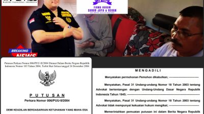 Polres Malang Klarifikasi Laporan Dugaan Pengakuan Advokat, Donny Andretti: “Pasal Dasarnya Sudah Tak Berlaku Sejak 2004”