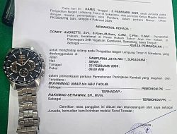 Ketidak tepatan waktu relas dengan persidangan Nomor 1/PEN.PK/2026/PN.SDN. KETUM FERADI WPI MENUNGGU 3 JAM