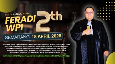 Milad ke-2 FERADI WPI di Semarang Akan Diisi Deklarasi dan Rangkaian Acara Menarik