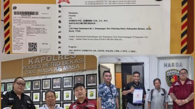 Bahkan surat resmi dari lawyer menanyakan perkembangan perkara juga tak direspon, Hairil Tami ( Pelapor ) kecewa dengan Polres Metro Bekasi Kabupaten / Cikarang