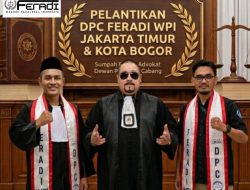 Ketum FERADI WPI Adv.Donny Andretti akan Melantik DPC FERADI WPI Jakarta Timur & Kota Bogor. Masa Bakti 2026–2031 Rabu 10 Juni 2026