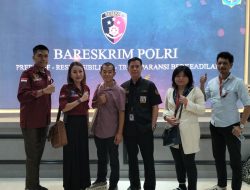 Ketua DPD Feradi WPI Jakarta Raya, Harriani Bianca Daryana dampingi Saksi di Bareskrim Polri