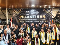 Ketum FERADI WPI Adv. Donny Andretti lantik DPC FERADI WPI Jakarta Timur & DPC FERADI WPI Kota Bogor