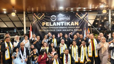Ketum FERADI WPI Adv. Donny Andretti lantik DPC FERADI WPI Jakarta Timur & DPC FERADI WPI Kota Bogor