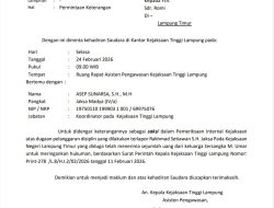 Siti Khotijah Pertanyakan tindak lanjut Oknum Jaksa Nakal Rakhmad Setiawan S.H. Aduannya di Kejaksaan Tinggi Lampung terkesan mandeg