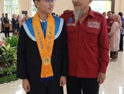 Ketua Umum FERADI WPI ucapkan selamat kepada Dharma Satya Aryana atas raih gelar Sarjana Biologi ( S.Si. )Universitas Diponegoro Semarang