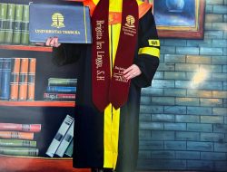 Ketua Umum FERADI WPI ucapkan selamat kepada Brigitta Ira Lingga atas raih gelar Sarjana Hukum Universitas Terbuka
