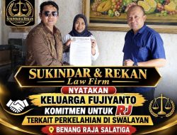 Keluarga Fujiyanto/Yanto/Petak nyatakan Komitmen Untuk Restorative Justice/RJ terkait kasus Sholeh, melalui Kuasa Hukumnya Adv. Sukindar, S.H.