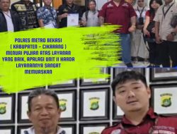 Hairil Tami bahagia sekali perkaranya ditangani Unit II Harda Polres Metro Bekasi, Bagus banget, puas banget layanannya