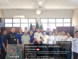 Ketua PBH FERADI WPI Area Subang II Benni Rusli melayani kerohanian di Lapas kelas IIA Subang bersama Tim Gereja Eben-Haezer Subang
